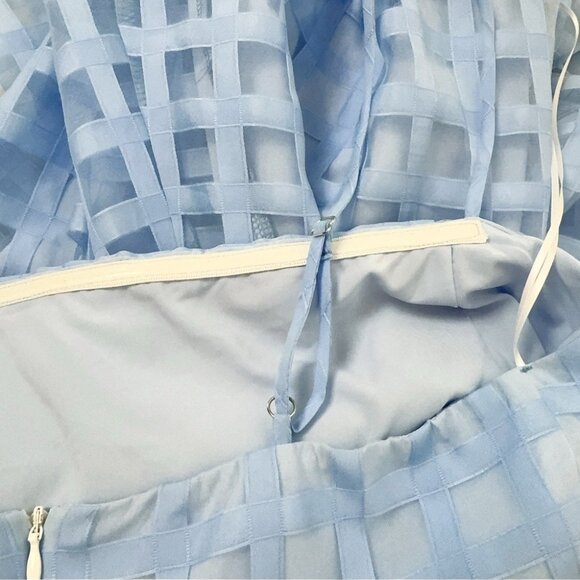 NWT Lost + Wander High Tide Midi Dress in Baby Blue - Picture 7 of 7